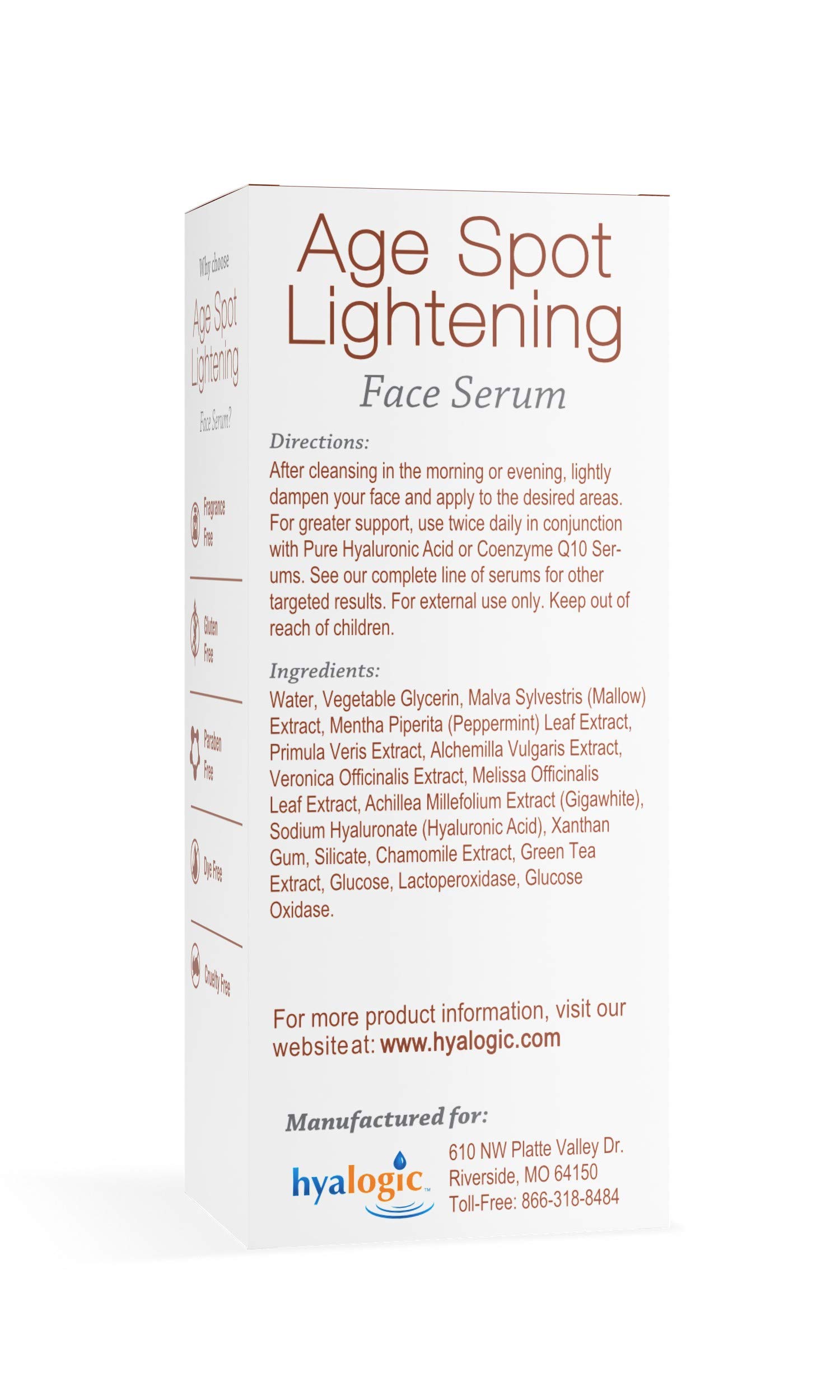 Foto 2 | Sérum Facial Hialogic Age Spot  Corrector De Manchas Oscuras  30 Ml - Venta Internacional.