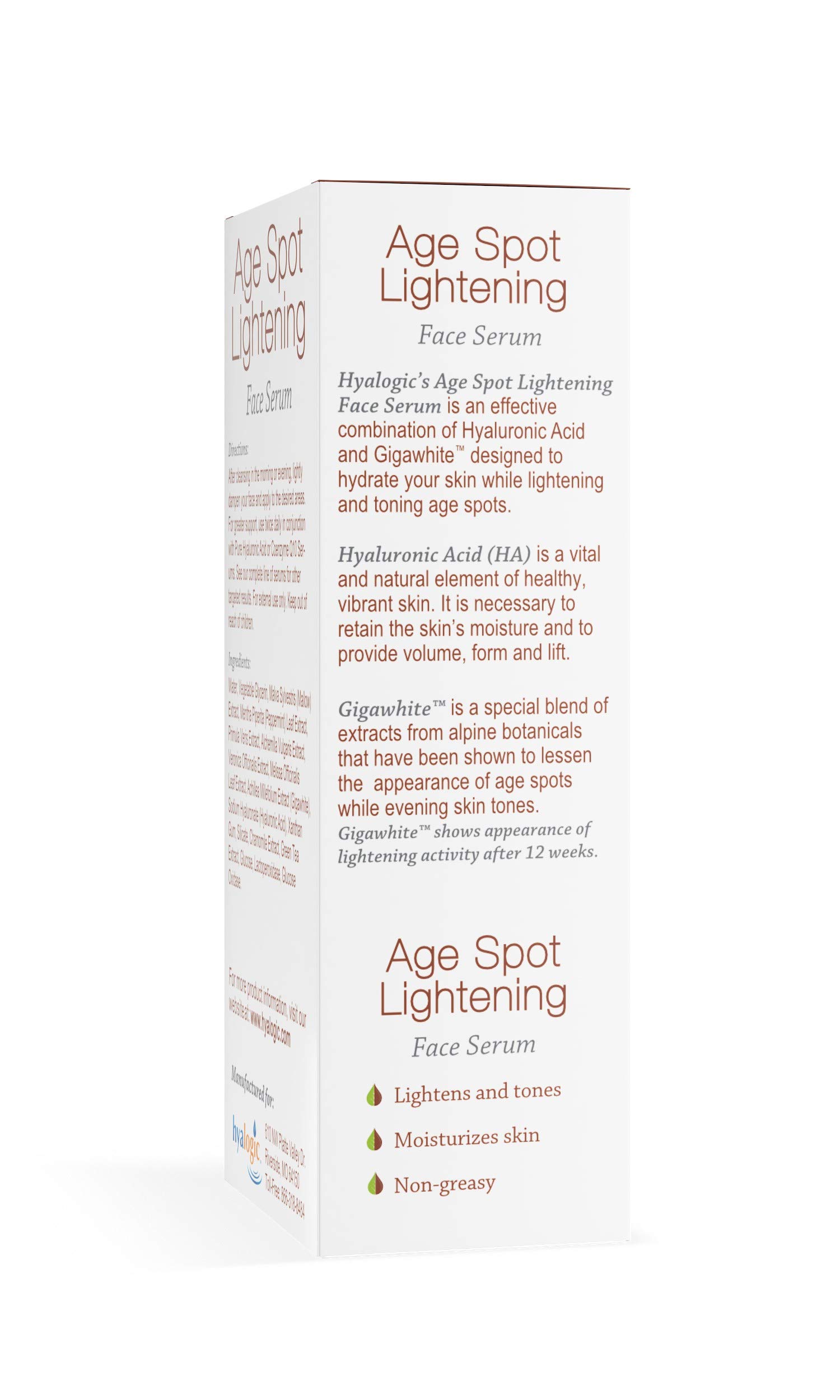 Foto 4 pulgar | Sérum Facial Hialogic Age Spot  Corrector De Manchas Oscuras  30 Ml - Venta Internacional.