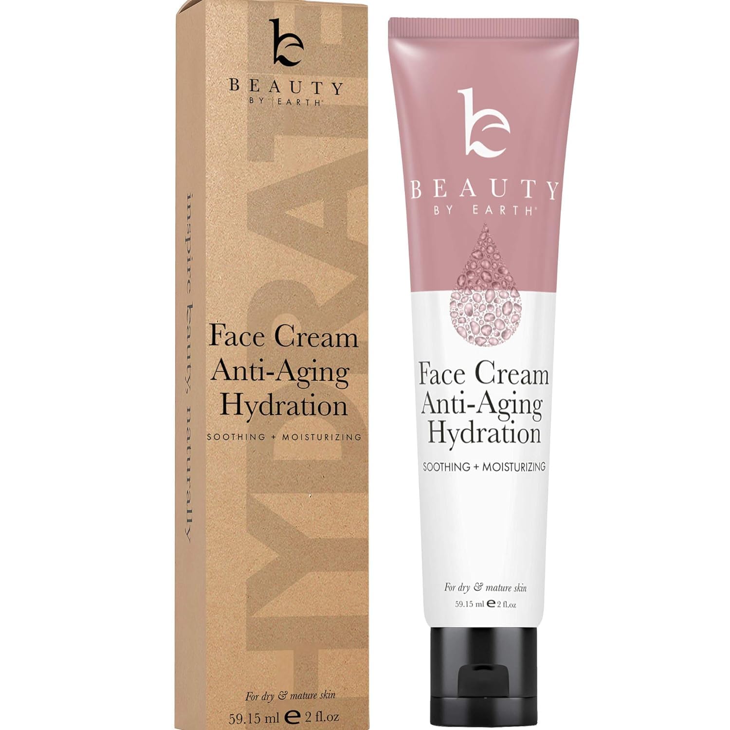 Foto 1 | Crema Facial Beauty By Earth Antienvejecimiento Hidratación 60 Ml - Venta Internacional.