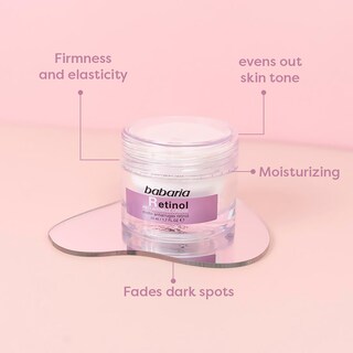 Foto 2 | Crema Hidratante Facial De Noche Babaria Retinol Con Ácido Hialurónico - Venta Internacional.