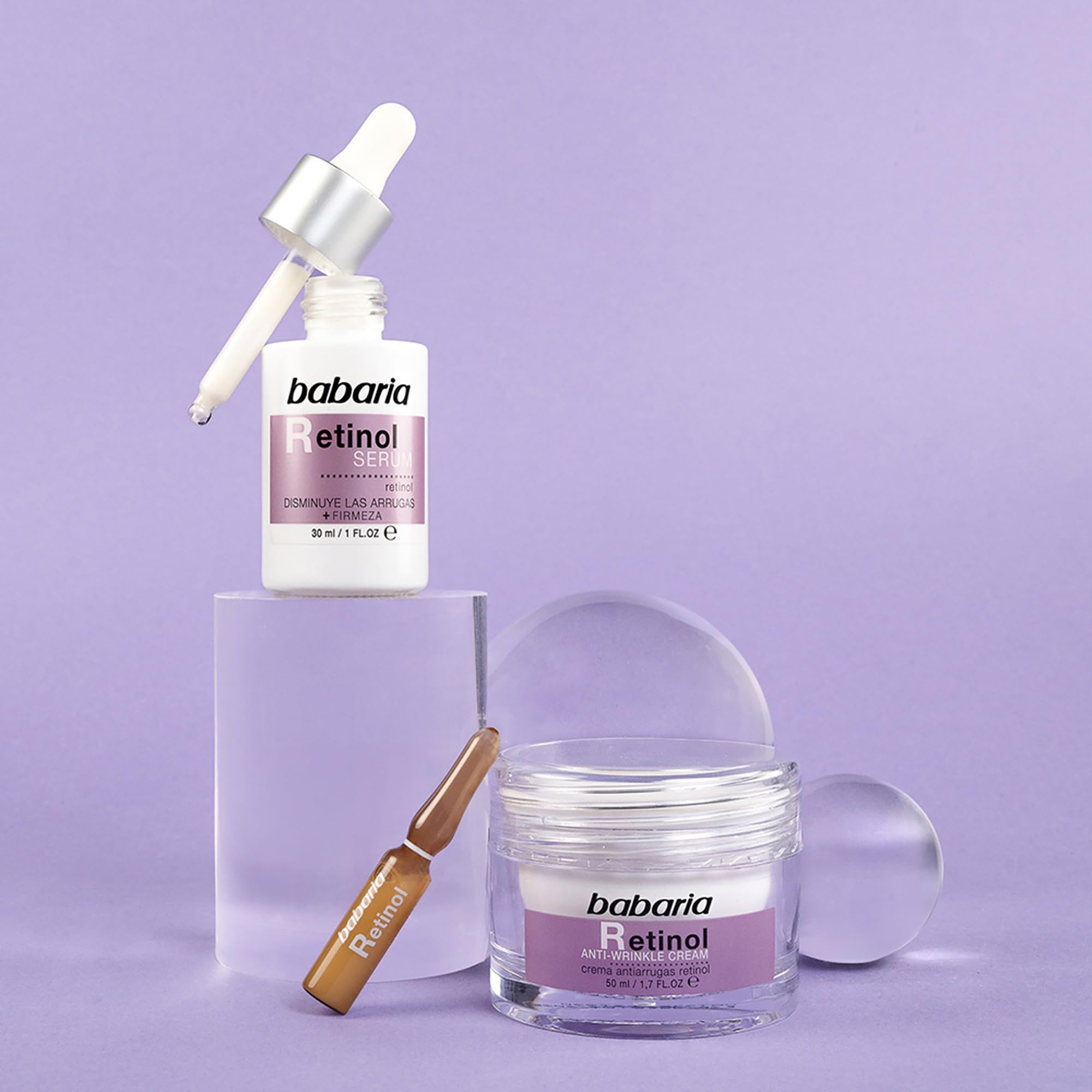 Foto 7 pulgar | Crema Hidratante Facial De Noche Babaria Retinol Con Ácido Hialurónico - Venta Internacional.