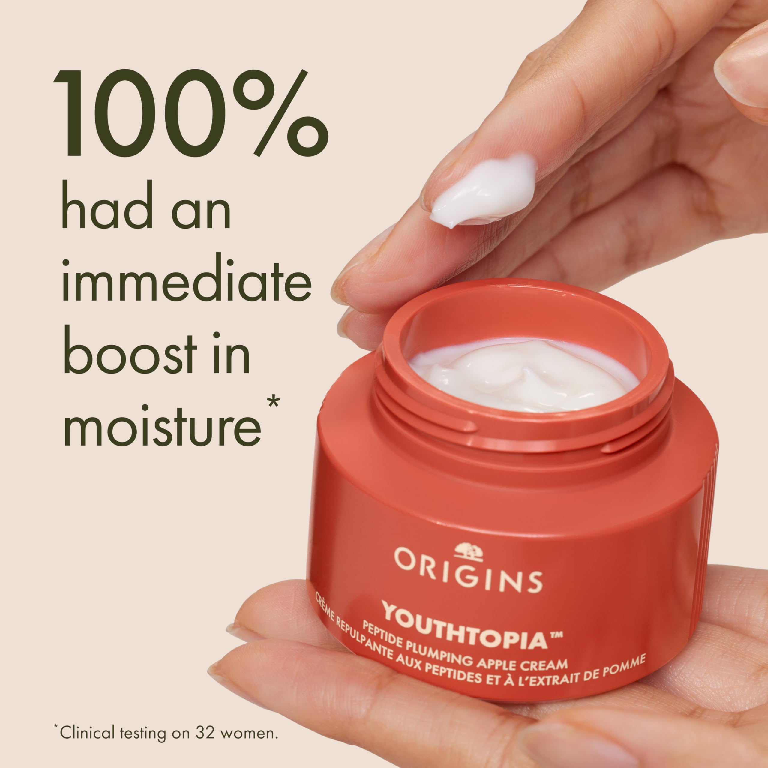 Foto 3 pulgar | Hidratante Origins Youthtopia Peptide Plumping Apple 50 Ml - Venta Internacional.