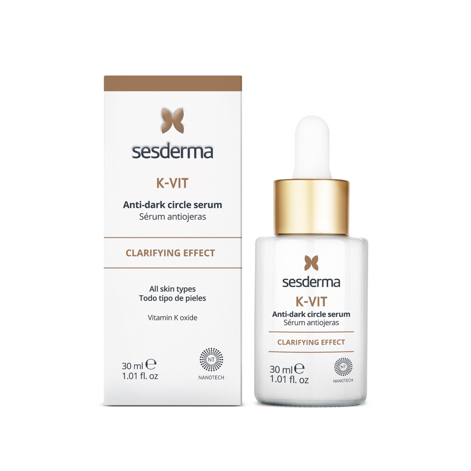 Foto 2 pulgar | Sérum Facial Antiojeras Sesderma K-vit Con Vitamina K 30 Ml - Venta Internacional.