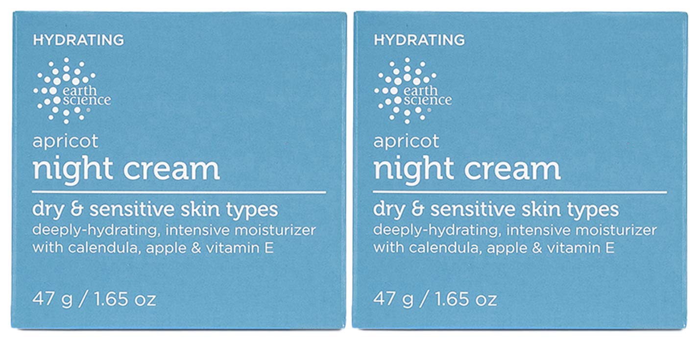 Crema De Noche Earth Science Apricot Con Albaricoque Hidratante  50 Ml - Venta Internacional.