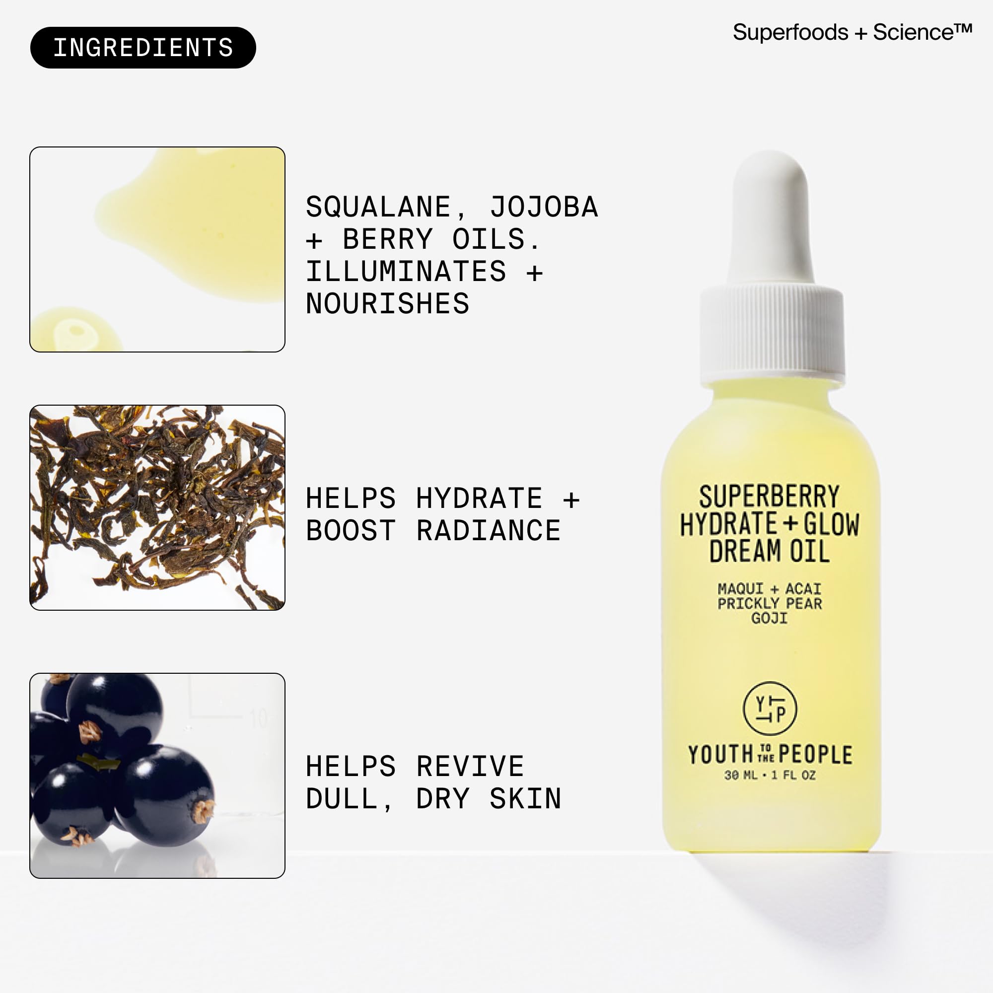 Foto 5 pulgar | Aceite Facial Youth To The People Superberry Hydrating 30 Ml - Venta Internacional.