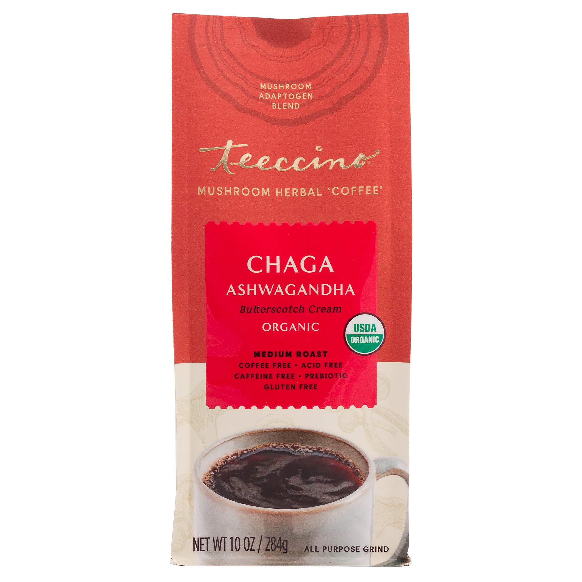 Foto 3 | Alternativa Al Café Teeccino Chaga Ashwagandha  300 Ml  Caramelo - Venta Internacional.