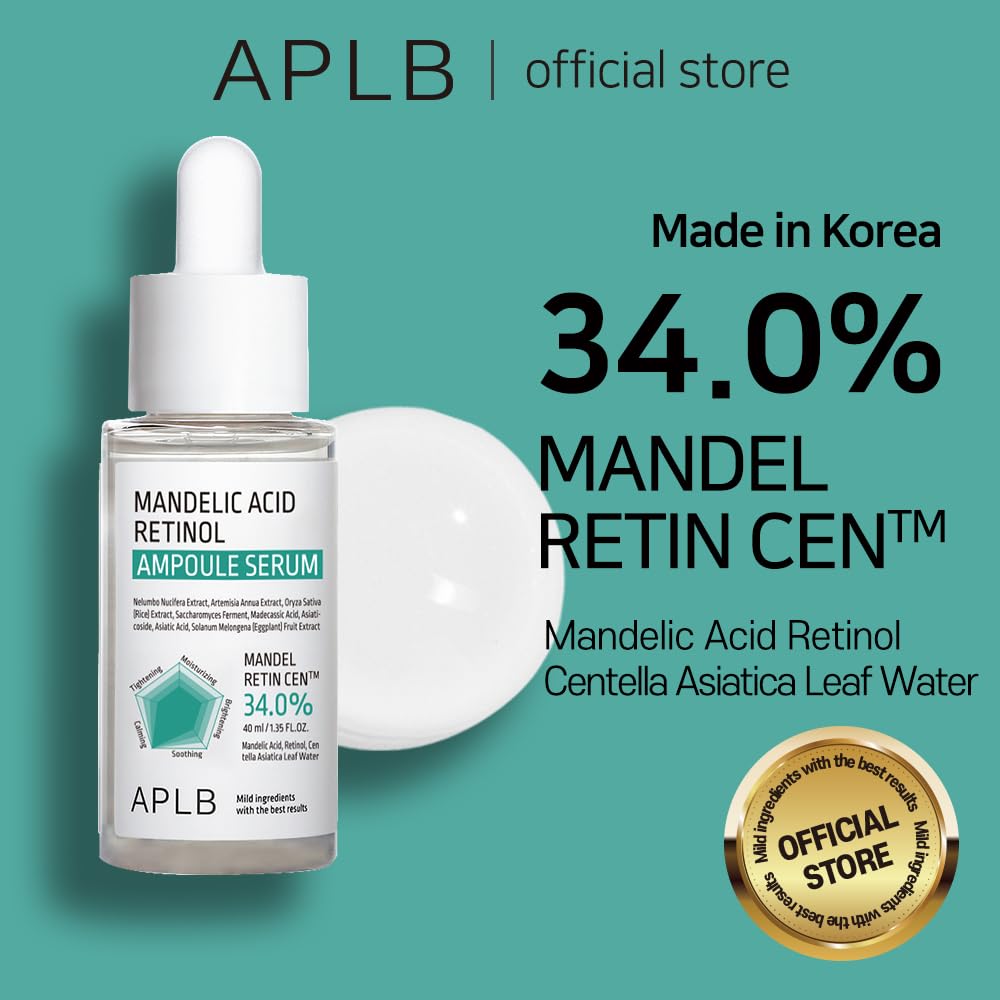 Foto 3 pulgar | Sérum Aplb Ácido Mandélico Y Retinol En Ampolla Mandel Retin Cen 40 Ml - Venta Internacional.