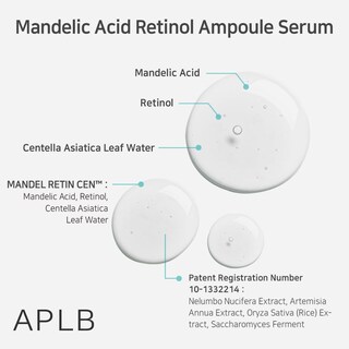 Foto 4 | Sérum Aplb Ácido Mandélico Y Retinol En Ampolla Mandel Retin Cen 40 Ml - Venta Internacional.
