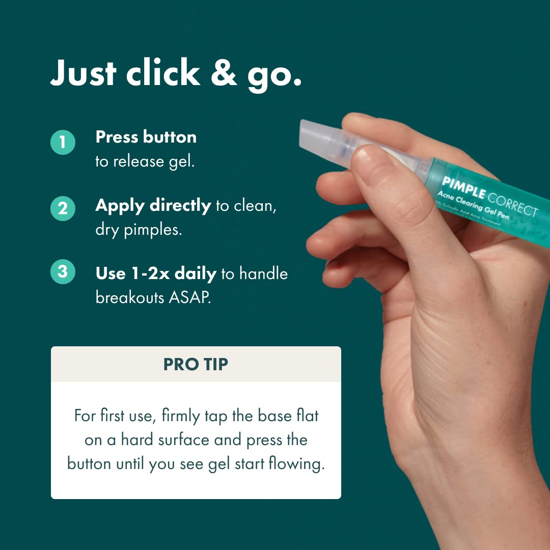 Foto 8 pulgar | Bolígrafo En Gel Para Eliminar El Acné Hero Cosmetics Pimple Correct Con 2% De Ácido Salicílico - Venta Internacional.