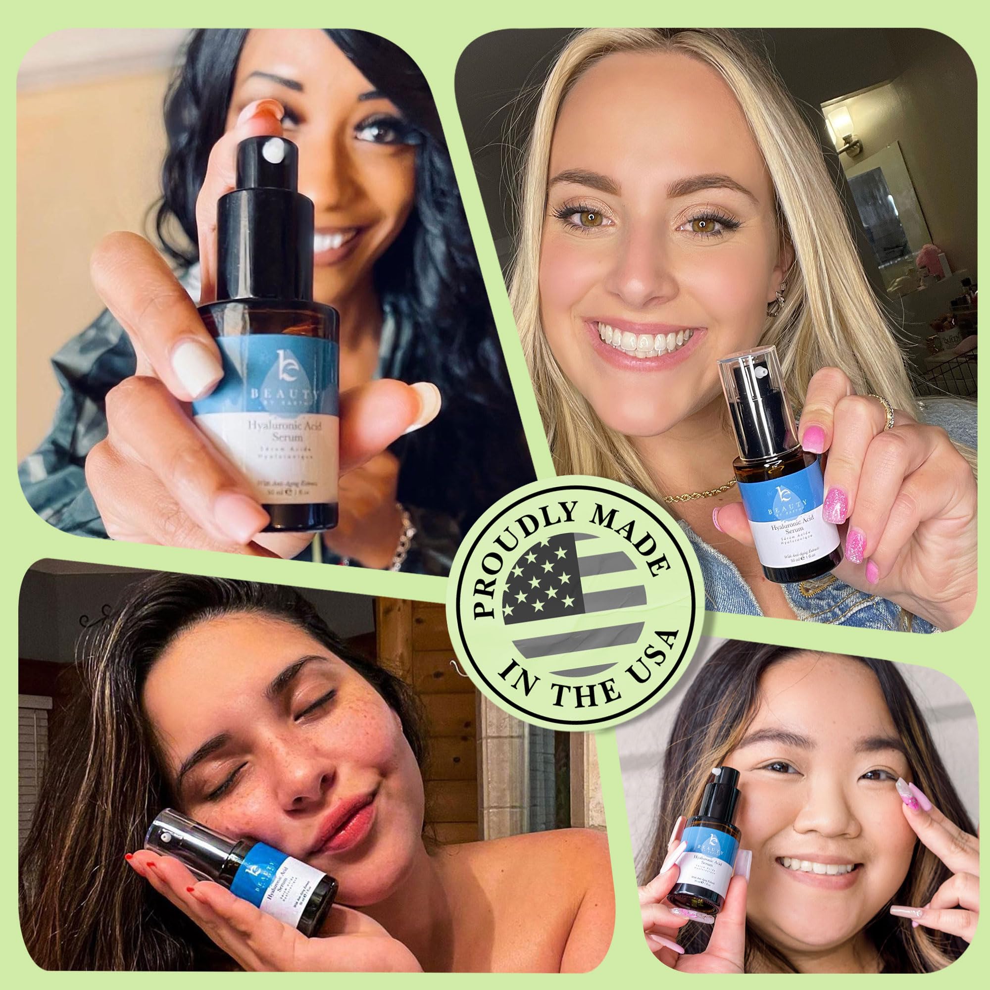 Foto 5 pulgar | Sérum Facial Beauty By Earth Con Ácido Hialurónico Y Aloe Vera 60 Ml - Venta Internacional.
