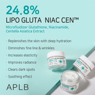 Foto 3 | Crema Facial Aplb Lipo Gluta Niac Cen 24 8% Con Glutatión - Venta Internacional.