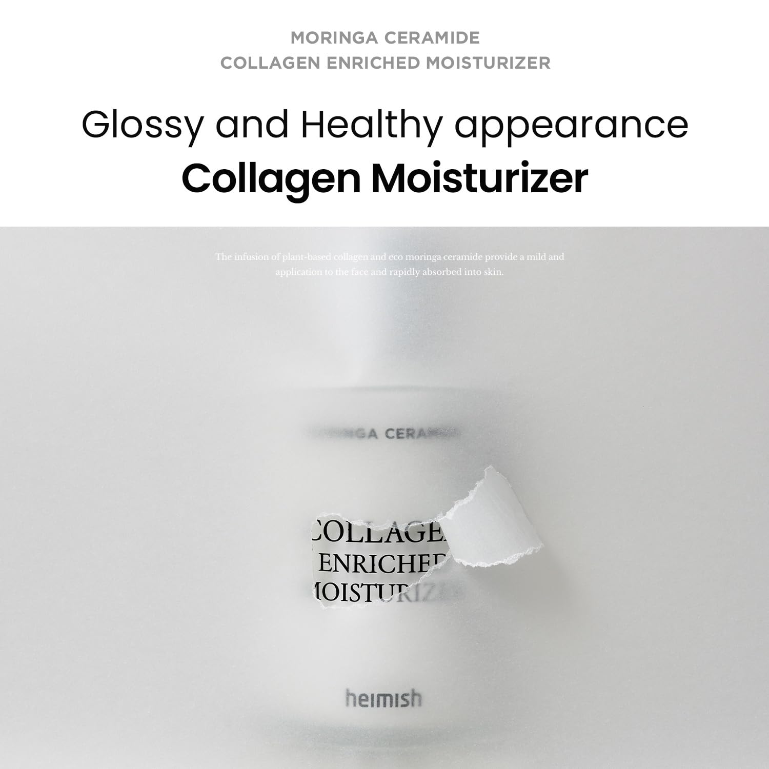 Foto 3 pulgar | Crema Hidratante Heimish  Ceramida Y Colágeno De Moringa  120 Ml - Venta Internacional.