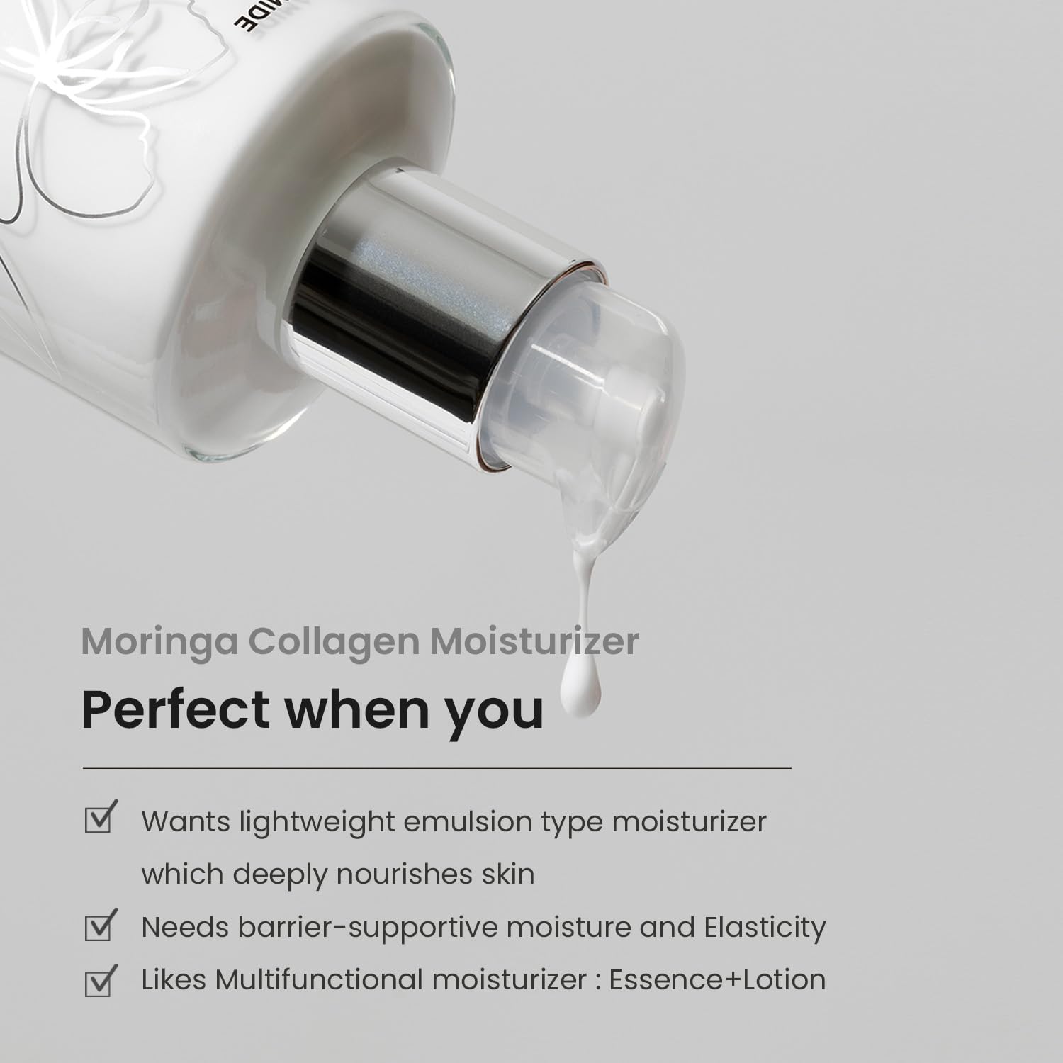 Foto 5 pulgar | Crema Hidratante Heimish  Ceramida Y Colágeno De Moringa  120 Ml - Venta Internacional.