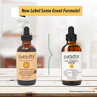 Foto 2 | Sérum Pura D'or Con 20% De Vitamina C Ligero 120 Ml Para Rostro Y Ojos - Venta Internacional.