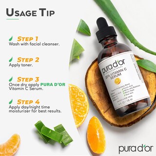 Foto 7 | Sérum Pura D'or Con 20% De Vitamina C Ligero 120 Ml Para Rostro Y Ojos - Venta Internacional.