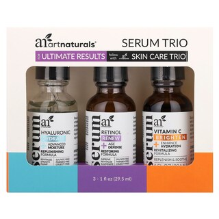 Foto 2 | Set Antienvejecimiento Artnaturals Vitamina C Retinol Ácido Hialurónico - Venta Internacional.