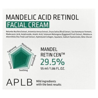 Foto 2 | Crema Facial Aplb Ácido Mandélico Retinol 55 Ml - Venta Internacional.