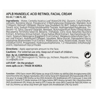 Foto 3 | Crema Facial Aplb Ácido Mandélico Retinol 55 Ml - Venta Internacional.