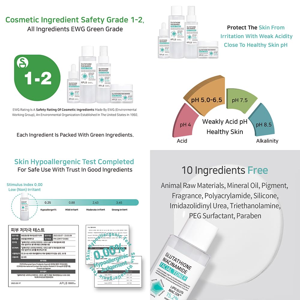 Foto 8 pulgar | Tónico Facial Aplb Lipo Gluta Niac Cen 15 2% Con Glutatión 1000 Ppm Niacinamida 20000 Ppm - Venta Internacional.