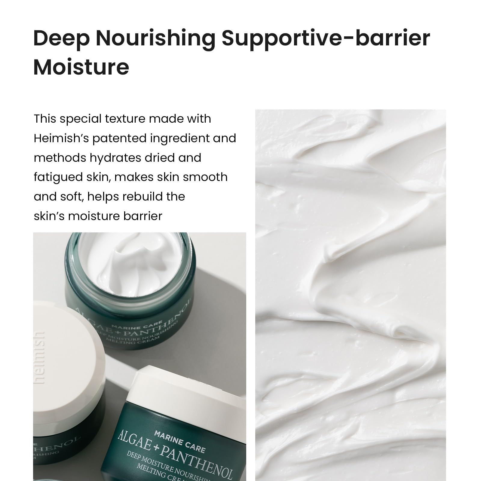 Foto 4 pulgar | Crema Hidratante Heimish Marine Care Deep Moisture 55ml - Venta Internacional.