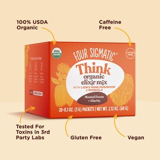 Foto 2 | Alternativa Al Café Con Hongos Four Sigmatic Lion's Mane Elixir - Venta Internacional.