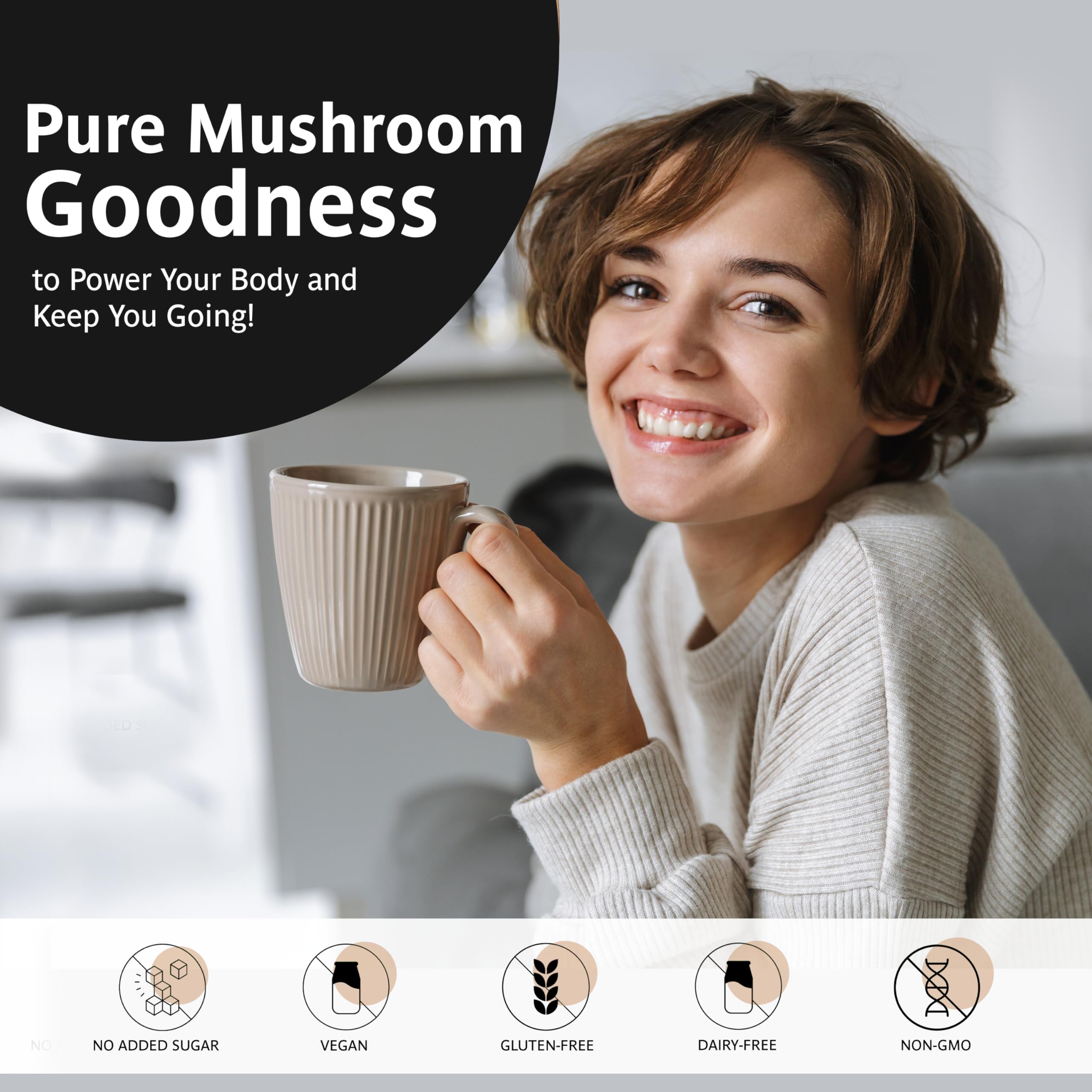 Foto 7 pulgar | Bebida De Hierbas Y Hongos Organic Traditions Mind Fuel 140g - Venta Internacional.