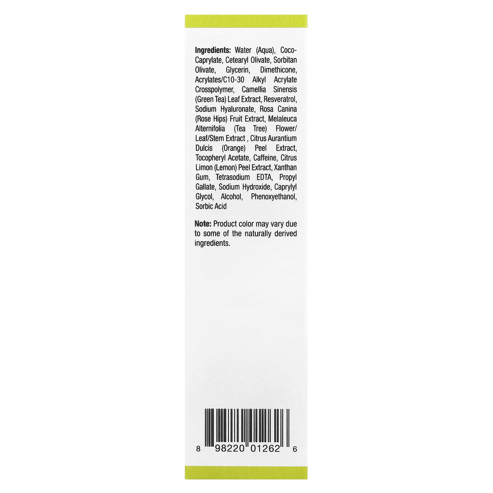 Foto 4 pulgar | Crema Facial Mild By Nature Camellia Care Green Tea 50 Ml - Venta Internacional.