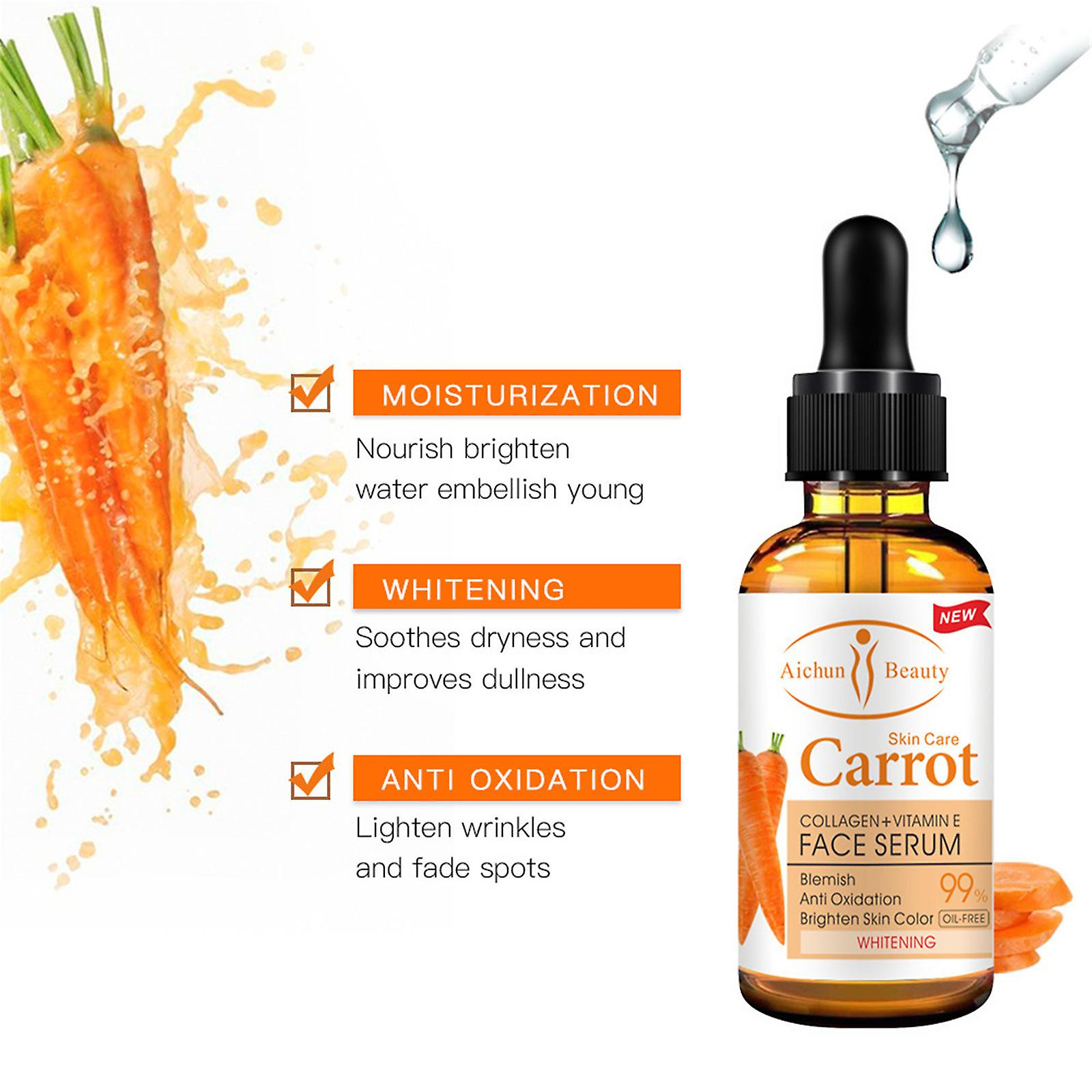 Foto 4 | Líquido Hialurónico Iluminador Facial  30 Ml  Esencia De Zanahoria - Venta Internacional.