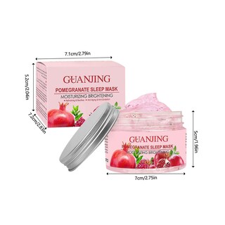 Foto 3 | Mascarilla En Gel Para Dormir Huoguo Crema Hidratante Iluminadora Con Granada Roja - Venta Internacional.