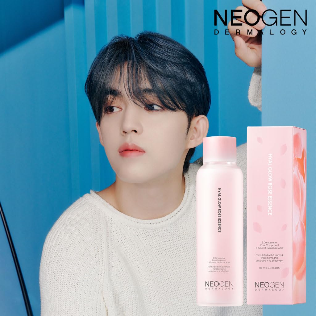 Foto 3 pulgar | Essence Dermalogy De Neogen Hyal Glow Rose 160 Ml Con Rosa De Damasco - Venta Internacional.