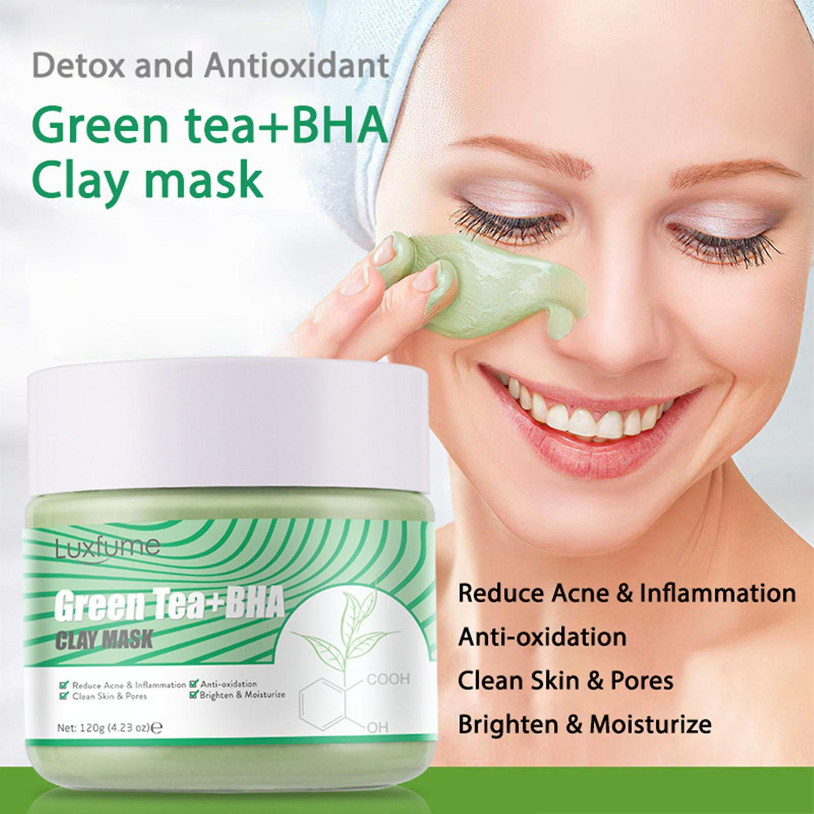 Foto 2 | Mascarilla Limpiadora Facial De Barro  Té Verde Con Ácido Salicílico  120 Ml - Venta Internacional.