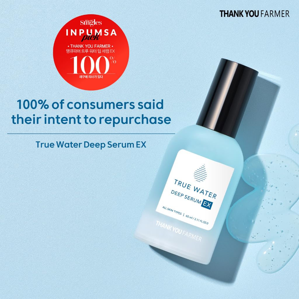 Foto 3 pulgar | Sérum Thankyou Farmer True Water Deep Serum Ex 60 Ml - Venta Internacional.