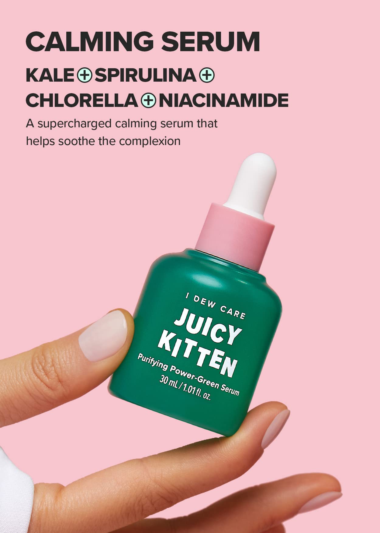 Foto 2 | Sérum Facial I Dew Care Juicy Kitten Con Col Rizada  Hoja De Corazón  30 Ml - Venta Internacional.