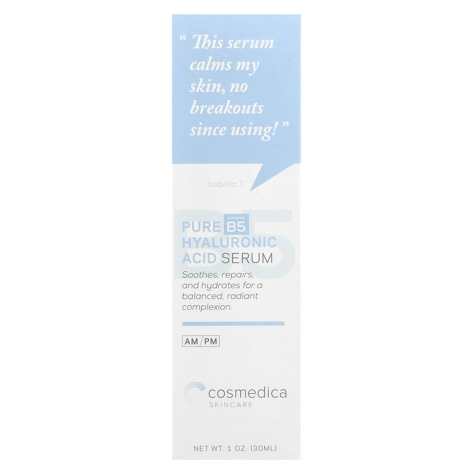 Foto 2 | Sérum Cosmedica Skincare Ácido Hialurónico Y Vitamina B5 30 Ml - Venta Internacional.