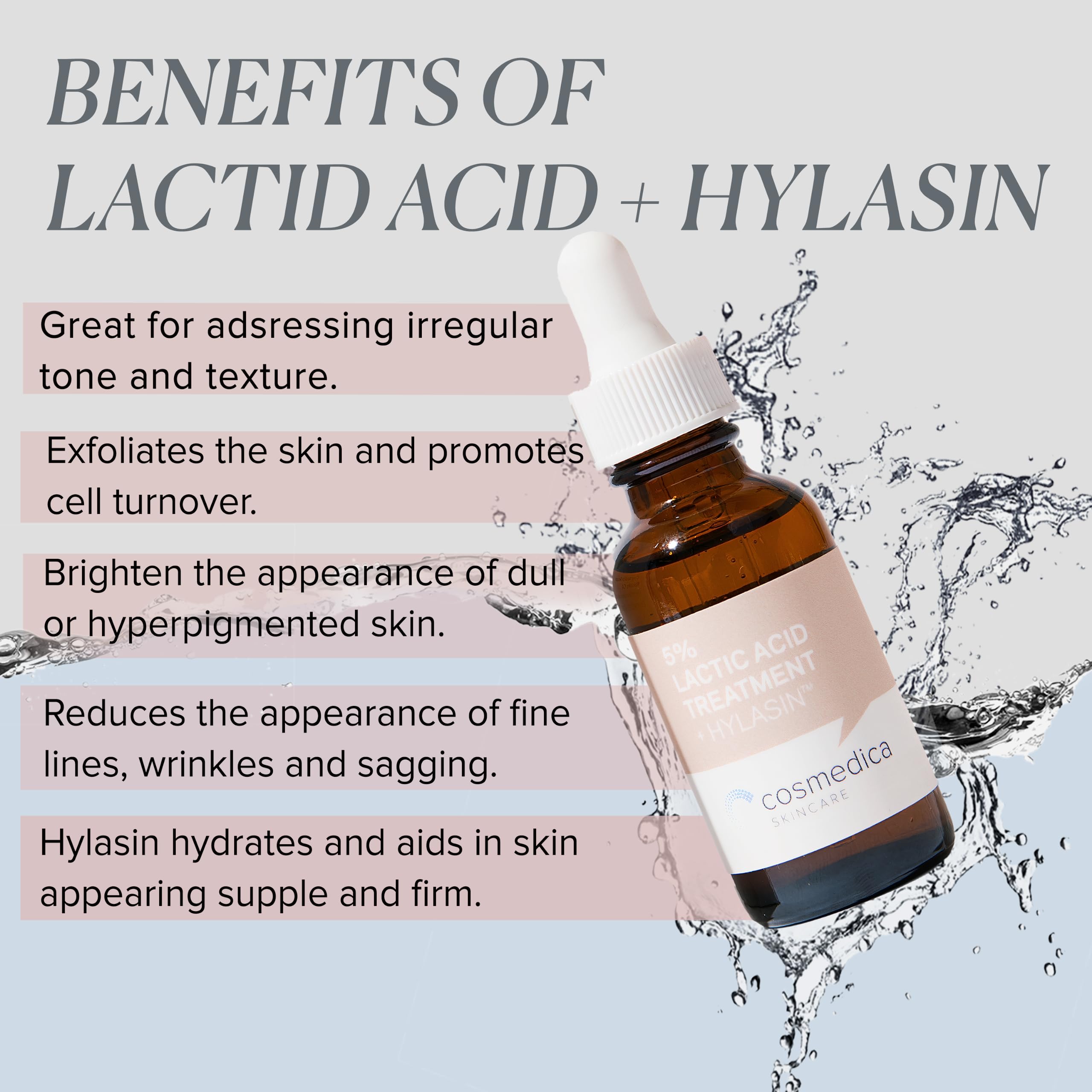 Foto 6 | Tratamiento Cosmedica Skincare Ácido Láctico 5% Hilasina 30 Ml - Venta Internacional.
