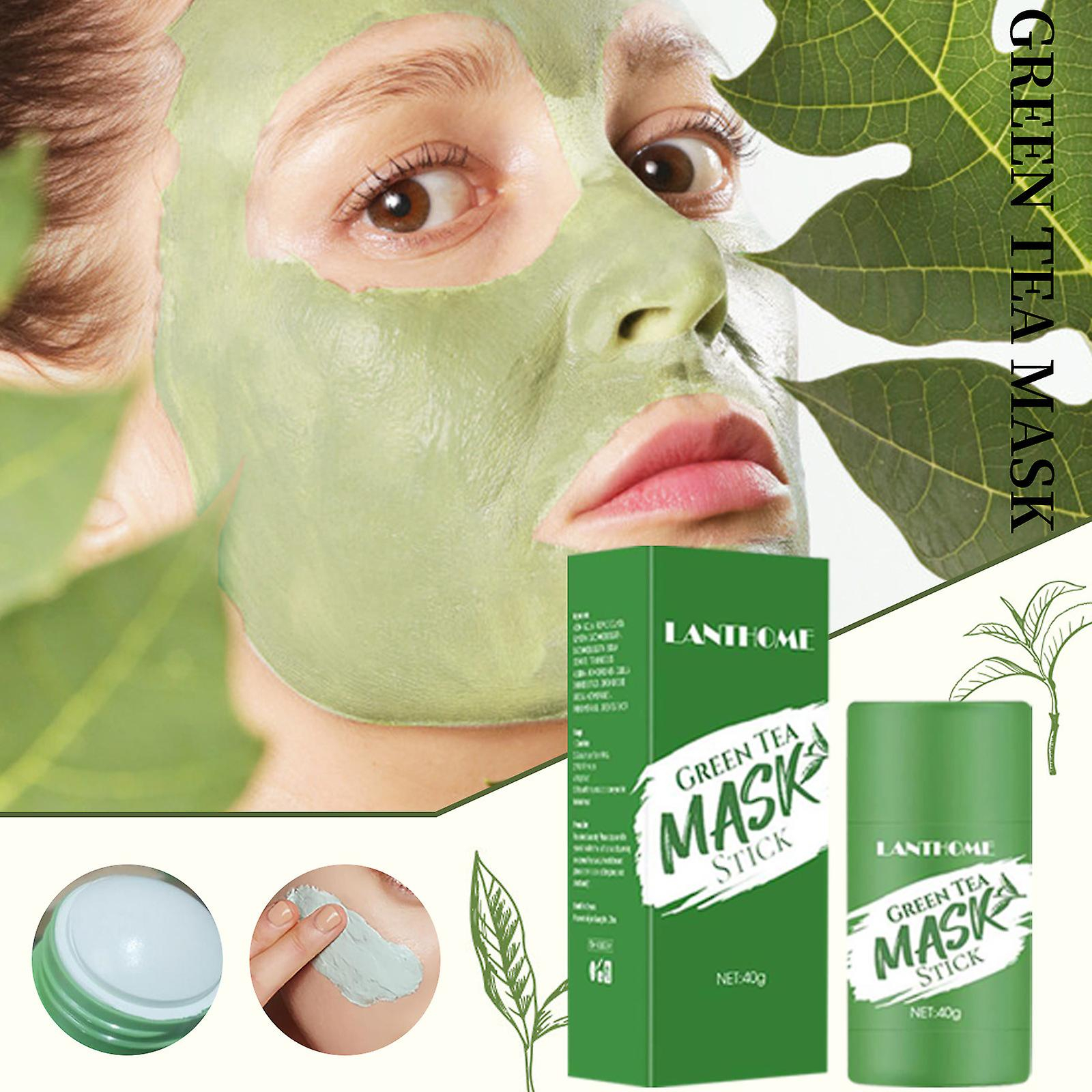 Foto 3 pulgar | Mascarilla Lian Biquan Lanthome Té Verde Hidratante 40g - Venta Internacional.