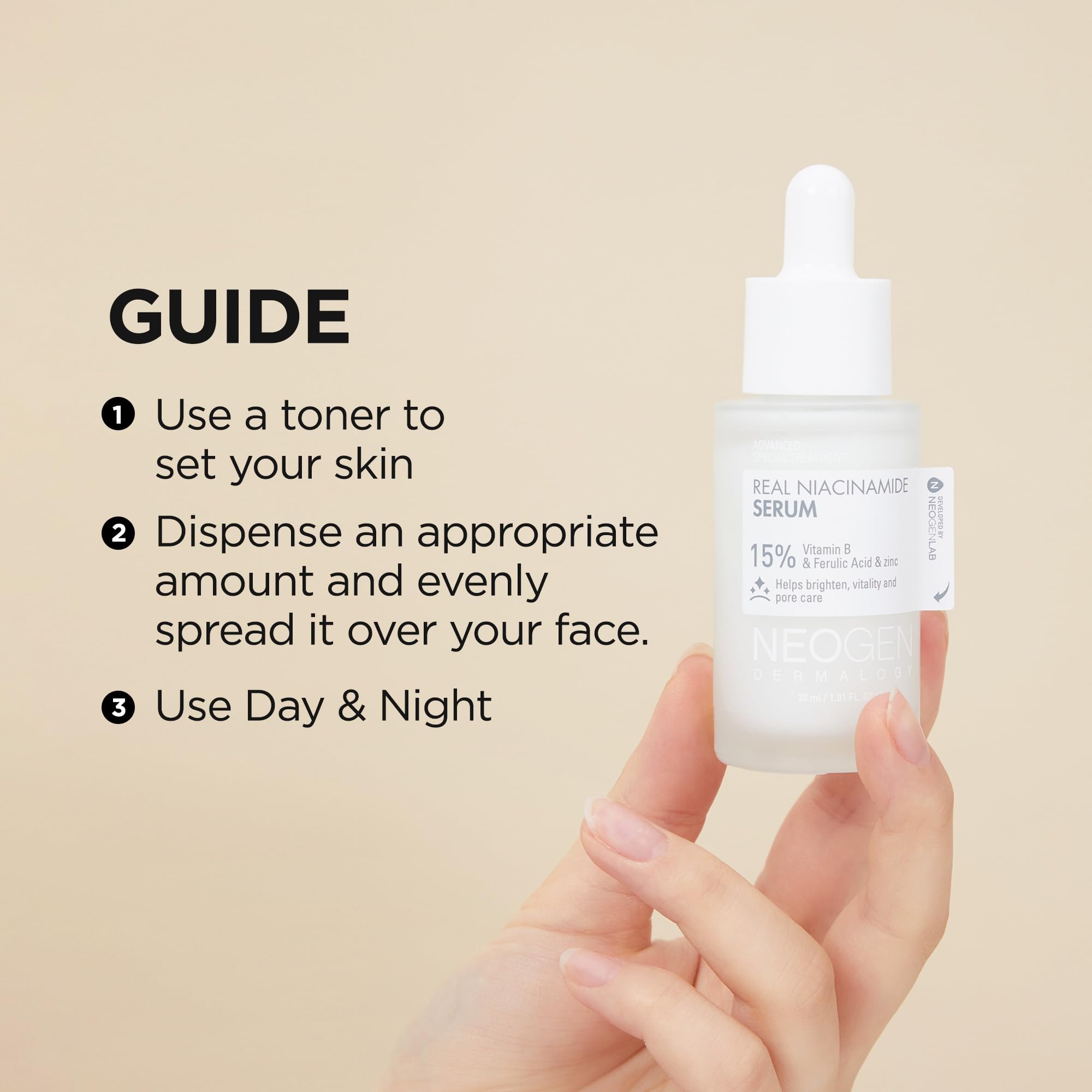 Foto 2 | Sérum Dermalogy De Neogen Real Niacinamide 15% 30 Ml - Venta Internacional.