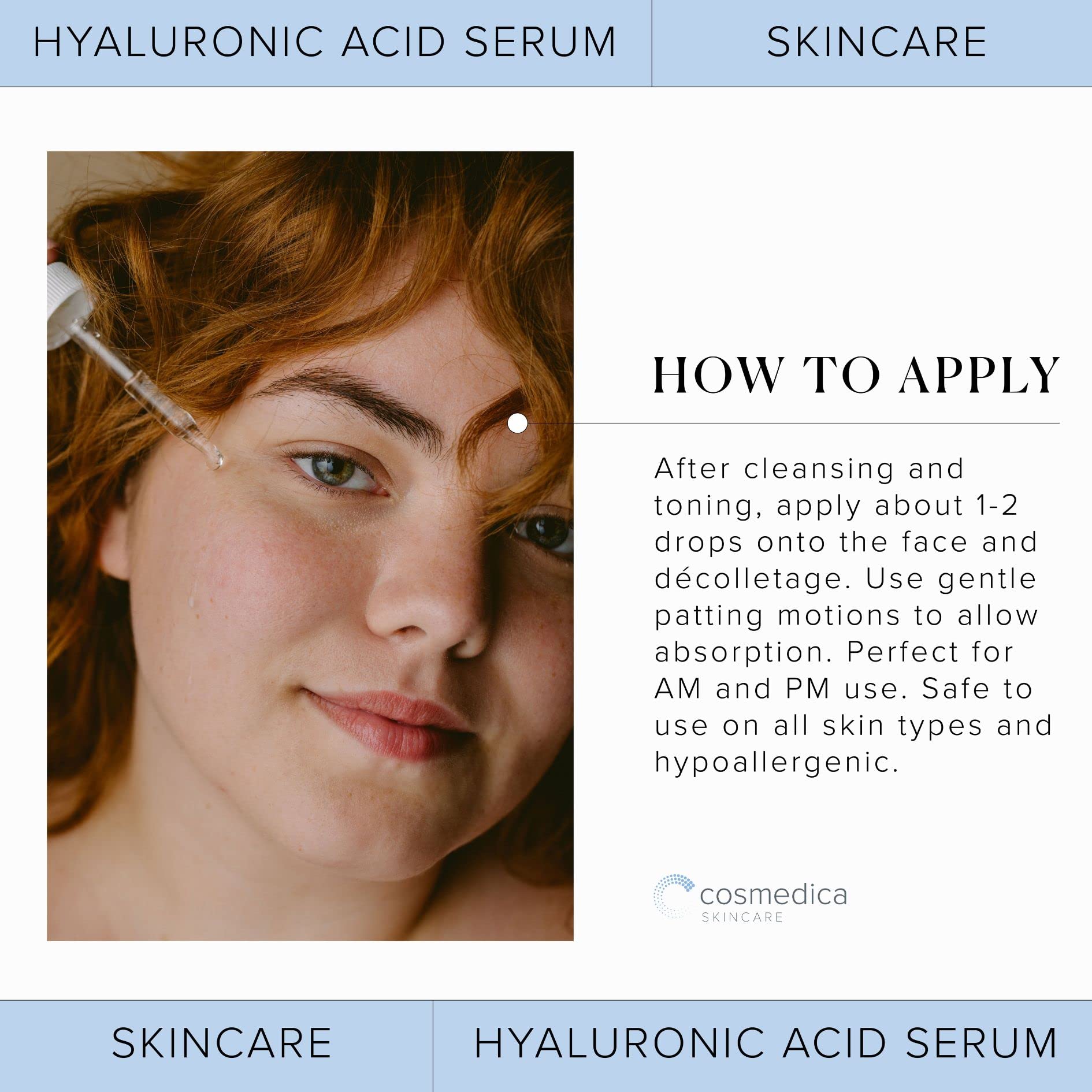 Foto 6 pulgar | Serum Cosmedica De Ácido Hialurónico De 120 Ml Para Hidratar La Piel - Venta Internacional.
