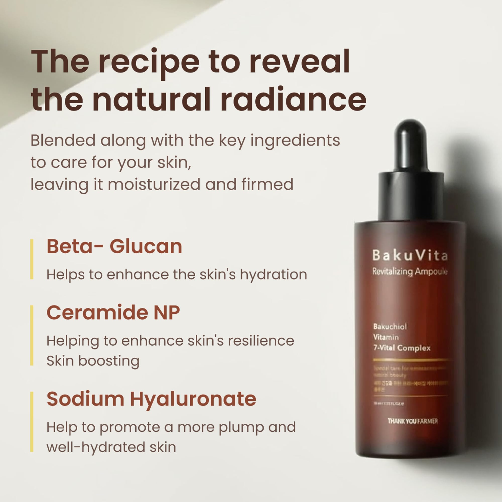 Foto 6 | Sérum Thankyou Farmer Bakuvita Ampolla Revitalizante 50 Ml - Venta Internacional.