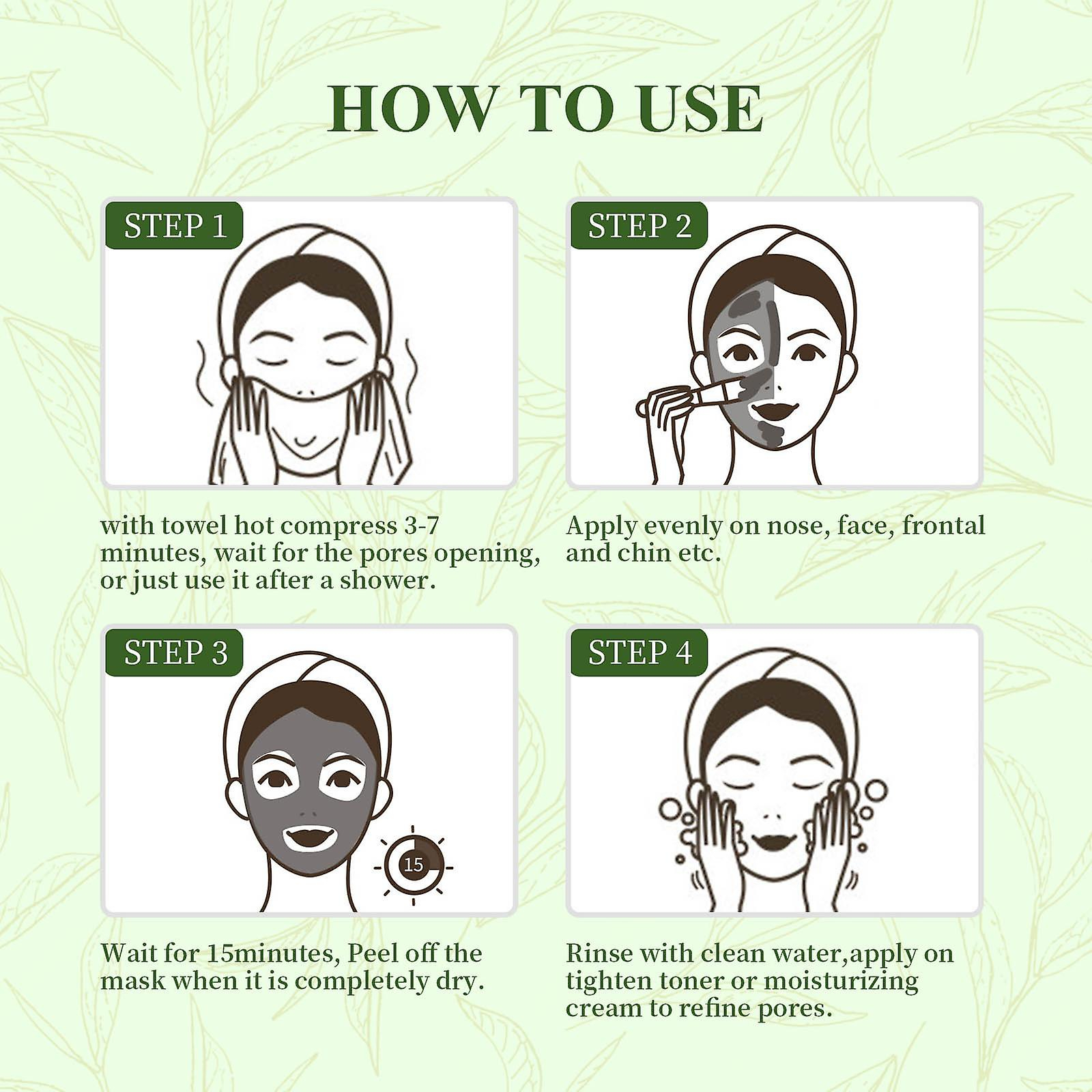 Foto 5 pulgar | Máscara En Barra Huoguo Té Verde Para Eliminar Puntos Negros Faciales - Venta Internacional.