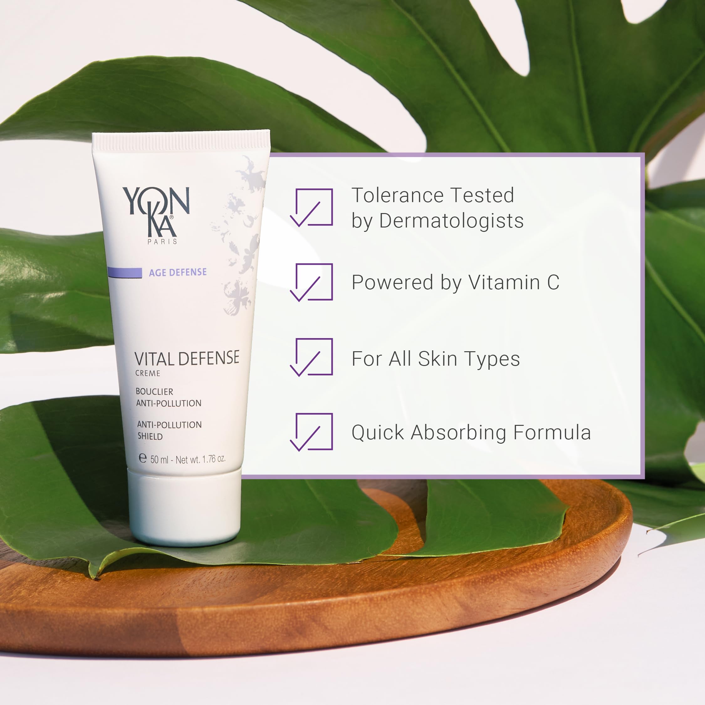 Foto 4 pulgar | Crema De Día Yon-ka Paris Vital Defense 50 Ml Age Defense - Venta Internacional.