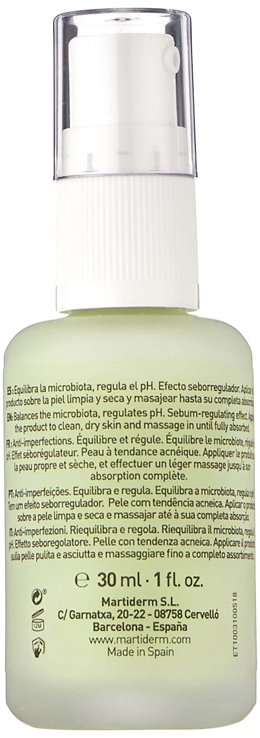 Foto 3 pulgar | Sérum Martiderm Acniover Antiimperfecciones 30 Ml - Venta Internacional.