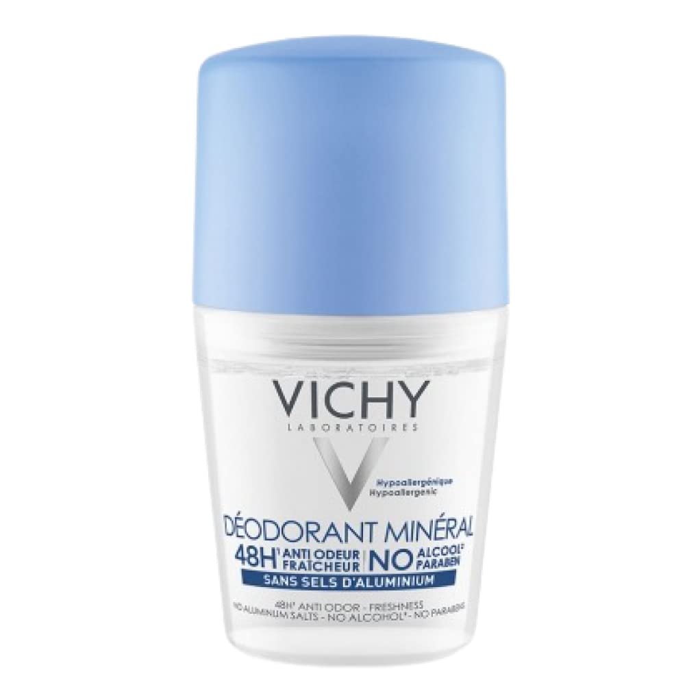 Desodorante Vichy Mineral Roll-on De 48 Horas  50 Ml  Para Piel Sensible - Venta Internacional.
