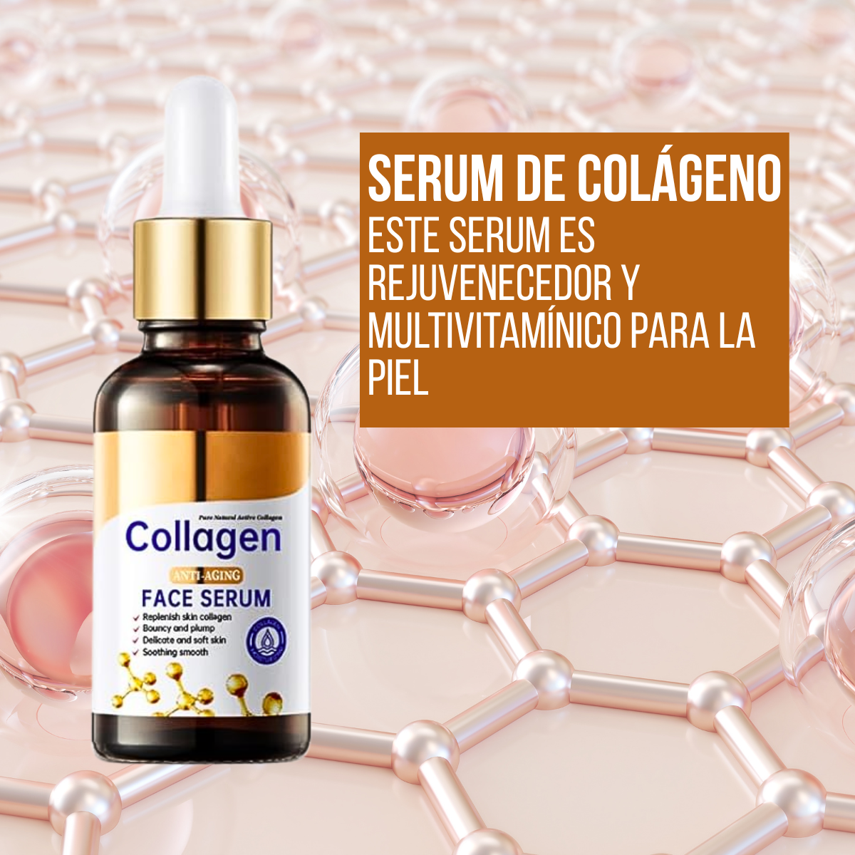 Foto 5 pulgar | 3 Pieza Serum Cuidado Facial Vitamina C Ácido Hialuronico