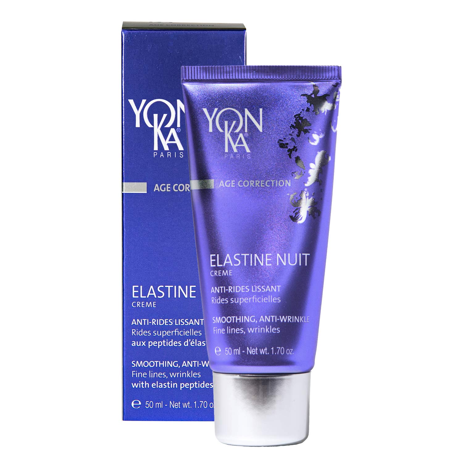 Foto 3 pulgar | Crema De Noche Yon-ka Elastine Nuit Antiarrugas 50 Ml Con Vitamina C - Venta Internacional.
