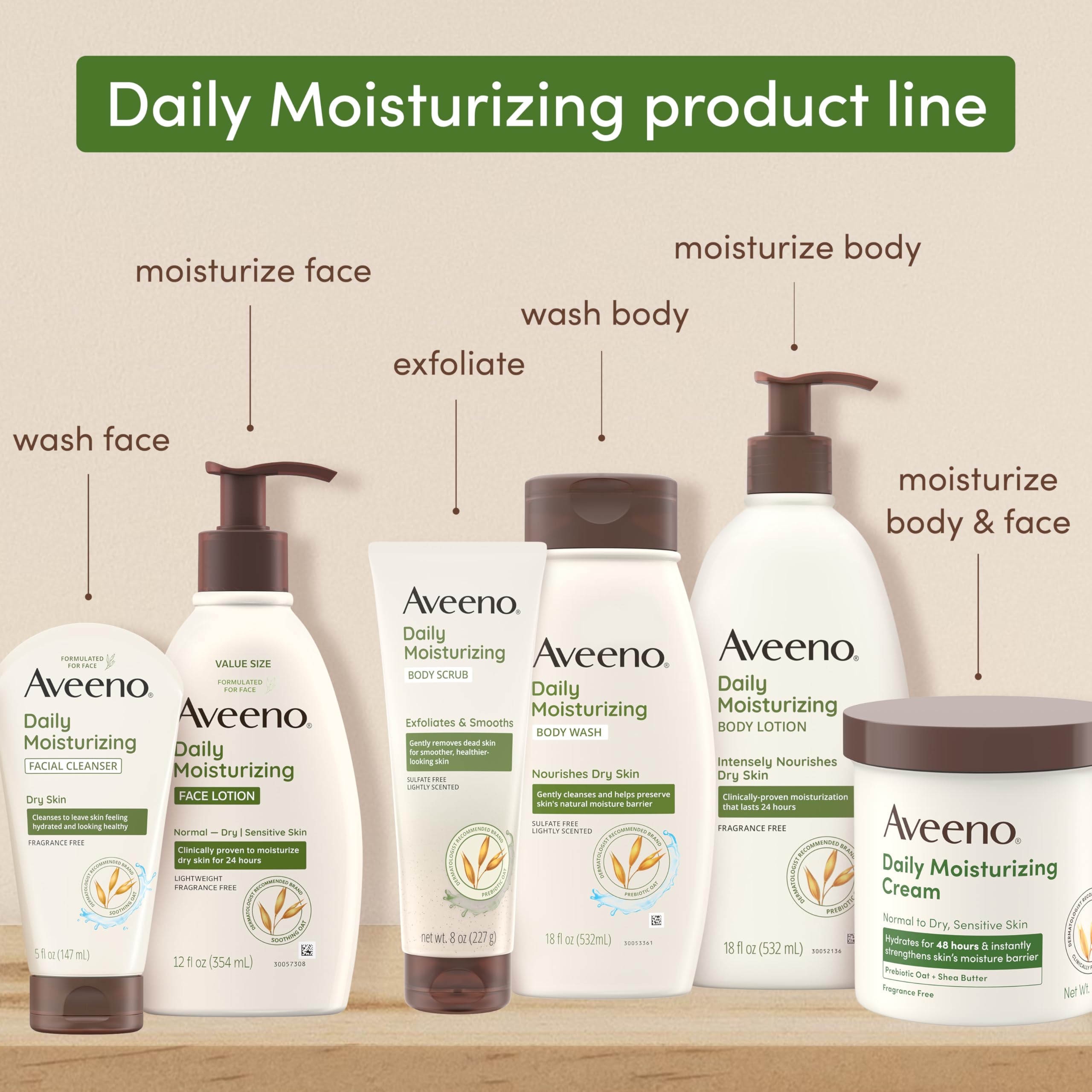 Foto 7 pulgar | Loción Facial Hidratante Aveeno Daily 355 Ml Para Pieles Sensibles - Venta Internacional.