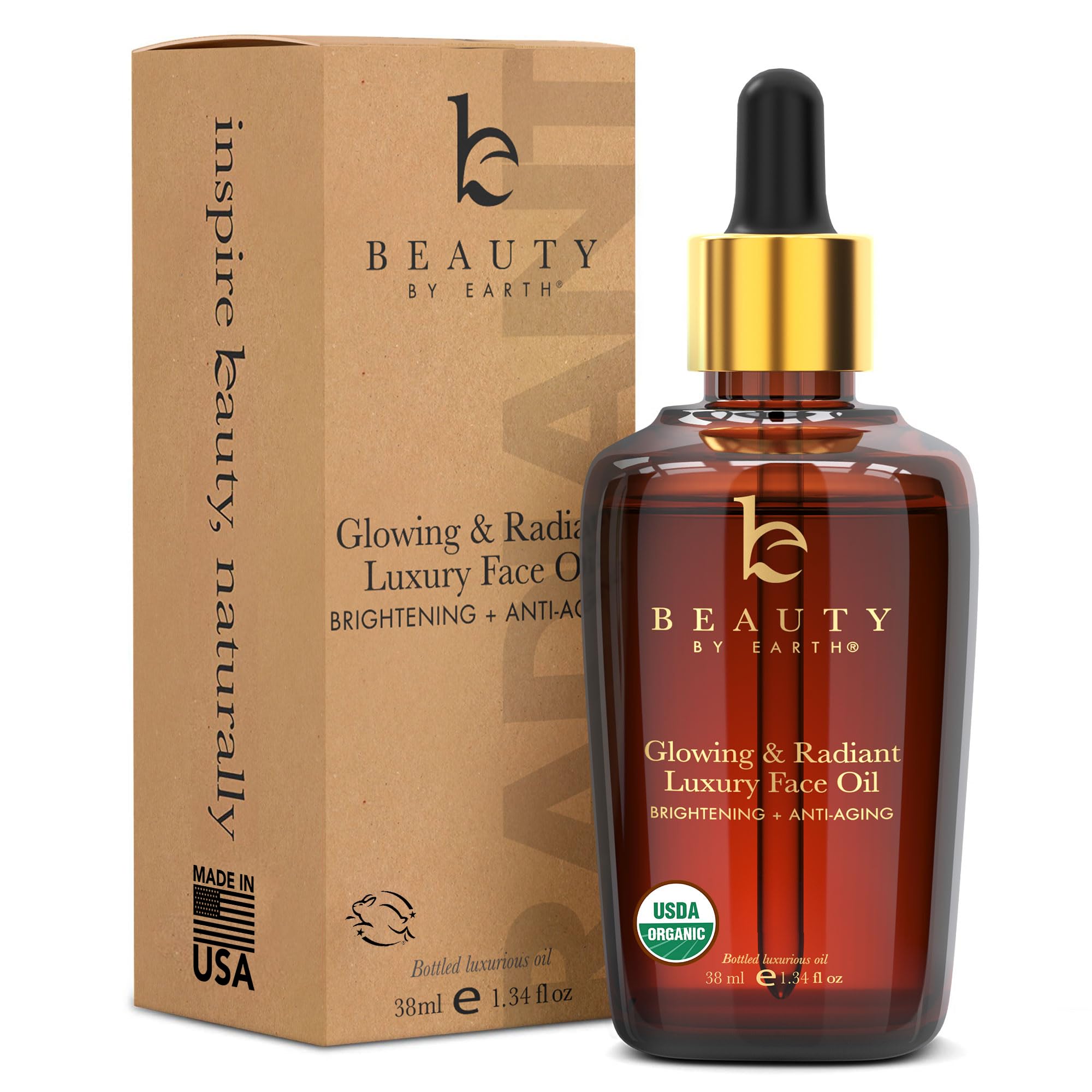 Foto 2 pulgar | Aceite Facial Beauty De Earth Glowing & Radiant Para Toda La Piel - Venta Internacional.