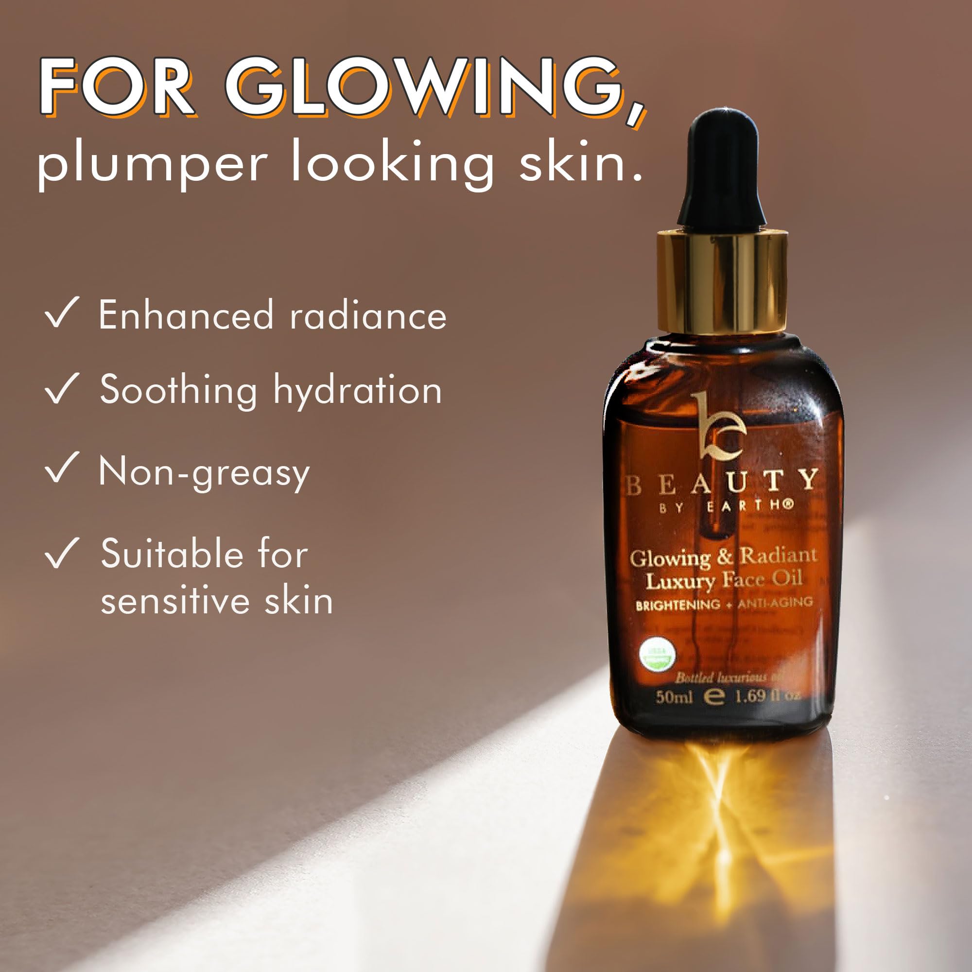 Foto 4 pulgar | Aceite Facial Beauty De Earth Glowing & Radiant Para Toda La Piel - Venta Internacional.