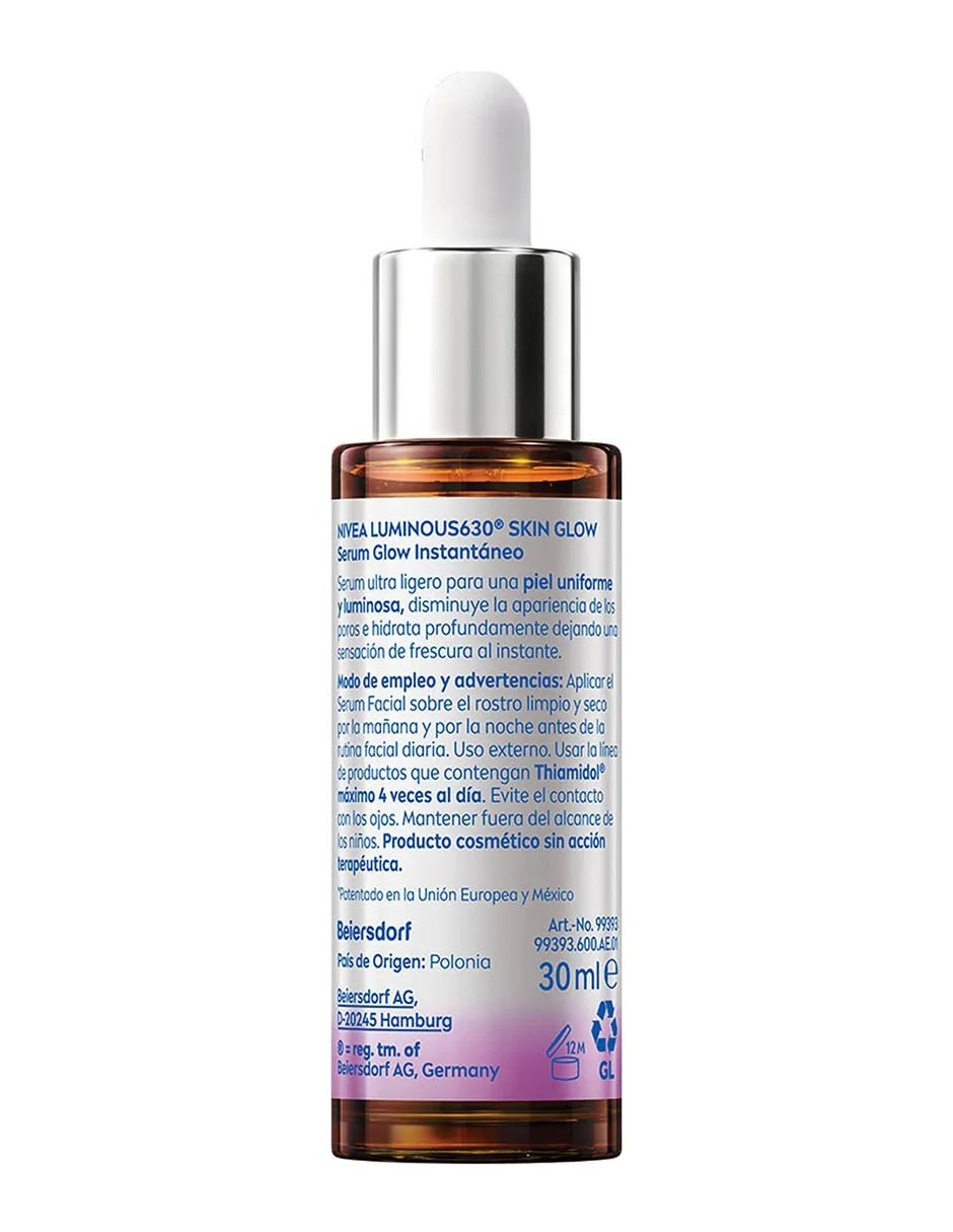 Foto 3 | Nivea Serum Glow Instantáneo + Gratis Termo Güish De Regalo