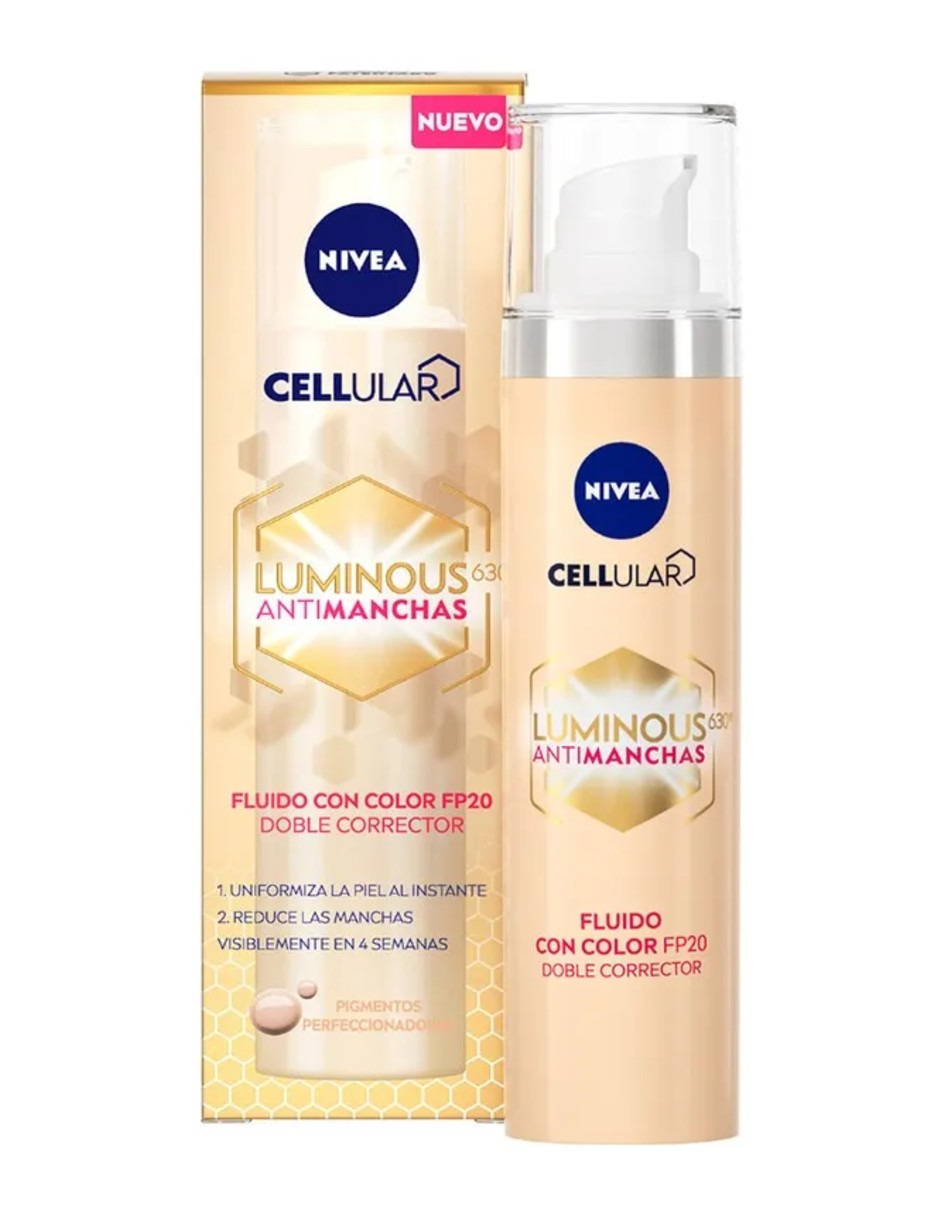 Foto 3 | Nivea Cellular Luminous630 Antimanchas 40ml + Gratis Termo Güish De Regalo